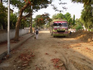 A road in Patna, India